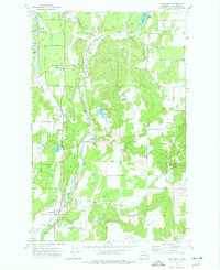 Chattaroy 1973 topographic map thumbnail