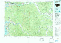 Chehalis River topographic map thumbnail