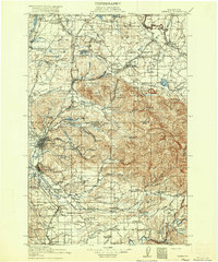 Chehalis topographic map thumbnail