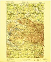 Chehalis 1916 topographic map thumbnail