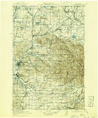 Chehalis 1916 topographic map thumbnail