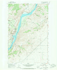 Chelan Falls 1968 topographic map thumbnail