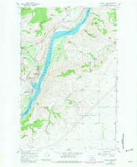 Chelan Falls 1968 topographic map thumbnail