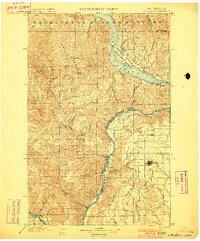 Chelan 1901 topographic map thumbnail