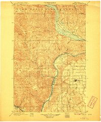 Chelan 1901 topographic map thumbnail