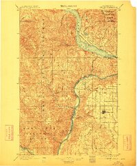 Chelan 1901 topographic map thumbnail