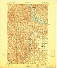 Chelan 1901 topographic map thumbnail