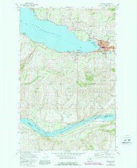 Chelan 1968 topographic map thumbnail