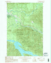 Chester Morse Lake 1989 topographic map thumbnail