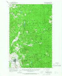 Chewelah Mtn 1964 topographic map thumbnail