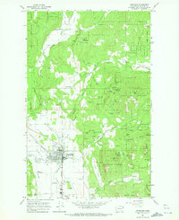 Chewelah 1964 topographic map thumbnail