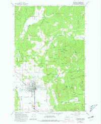 Chewelah 1964 topographic map thumbnail