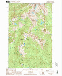 Chikamin Peak 1989 topographic map thumbnail