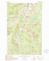 Chikamin Peak 1989 topographic map thumbnail