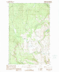 Chiliwist Valley 1989 topographic map thumbnail