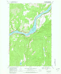 China Bend 1969 topographic map thumbnail