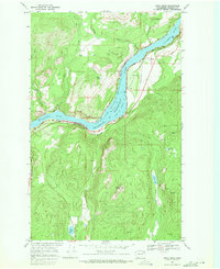 China Bend 1969 topographic map thumbnail