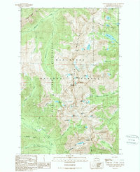 Chiwaukum Mountains 1989 topographic map preview