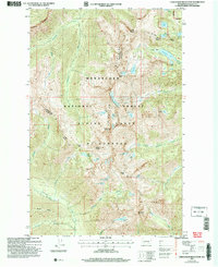 Chiwaukum Mountains 2004 topographic map thumbnail