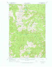 Chiwaukum Mts topographic map thumbnail