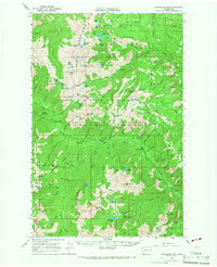 Chiwaukum Mts 1965 topographic map thumbnail