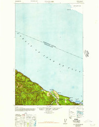 Clallam 1935 topographic map thumbnail