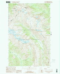 Clark Mountain 1988 topographic map thumbnail