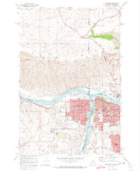 Clarkston 1971 topographic map thumbnail