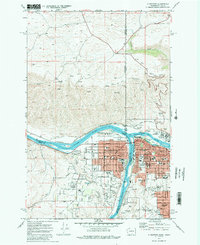 Clarkston 1971 topographic map thumbnail