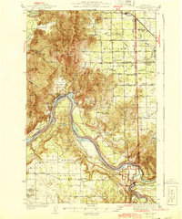 Clayton 1944 topographic map thumbnail