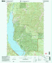 Cle Elum Lake 2003 topographic map thumbnail
