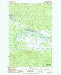 Cle Elum 1984 topographic map thumbnail