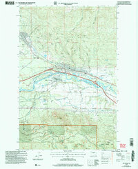 Cle Elum 2003 topographic map thumbnail