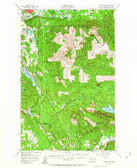 Clear Lake 1956 topographic map thumbnail