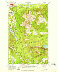 Clear Lake 1956 topographic map thumbnail