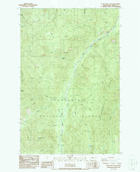 Clear West Peak 1986 topographic map thumbnail