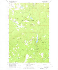 Cliff Ridge 1964 topographic map thumbnail