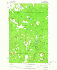 Cliff Ridge 1964 topographic map thumbnail