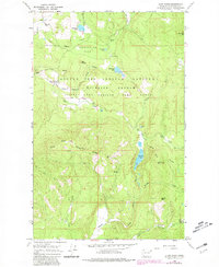 Cliff Ridge 1964 topographic map thumbnail