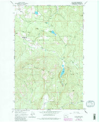 Cliff Ridge 1964 topographic map thumbnail