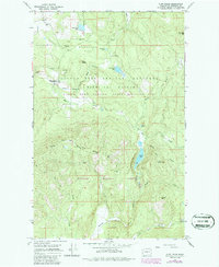 Cliff Ridge 1964 topographic map thumbnail