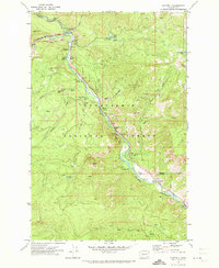 Cliffdell 1971 topographic map preview