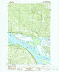 Coal Creek 1985 topographic map thumbnail