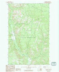 Cody Butte 1989 topographic map thumbnail