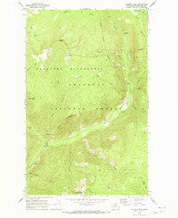 Coleman Peak 1969 topographic map thumbnail