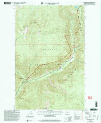 Coleman Peak 2001 topographic map thumbnail