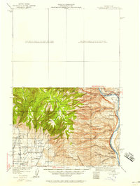 Colockum Pass 1920 topographic map thumbnail
