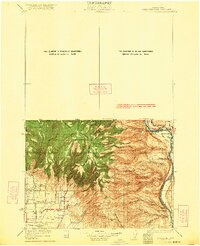 Colockum Pass 1922 topographic map thumbnail