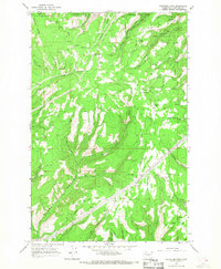 Colockum Pass 1966 topographic map thumbnail