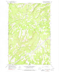 Colockum Pass 1966 topographic map thumbnail